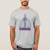 Toronto CN Tower Canada Landmark Graphic Tee T-shirt (Voorkant)