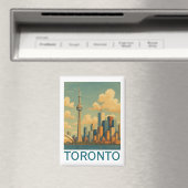  Toronto - CN Tower Skyline Magneet (Insitu (Vaatwasser))
