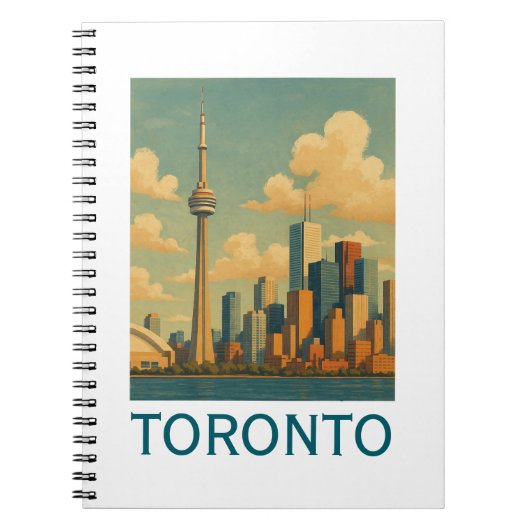  Toronto - CN Tower Skyline Notitieboek (Voorkant)