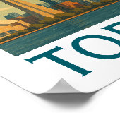  Toronto - CN Tower Skyline Poster (Hoek)