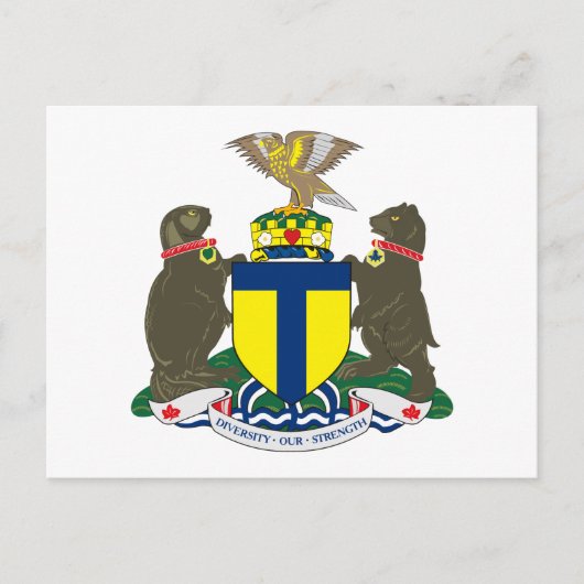 Toronto Coat of Arms Briefkaart (Voorkant)