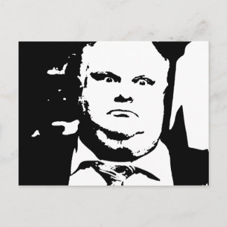 Toronto Crack Smoking Mayor Rob Ford Briefkaart