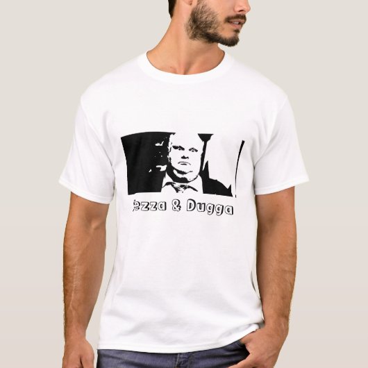 Toronto Crack Smoking Mayor Rob Ford Hezza T-shirt (Voorkant)