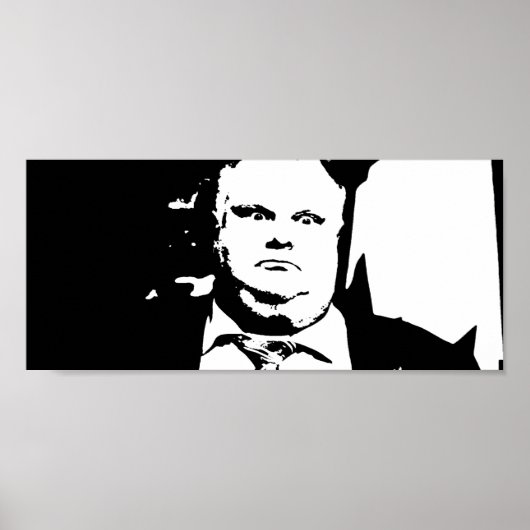 Toronto Crack Smoking Mayor Rob Ford Poster (Voorkant)