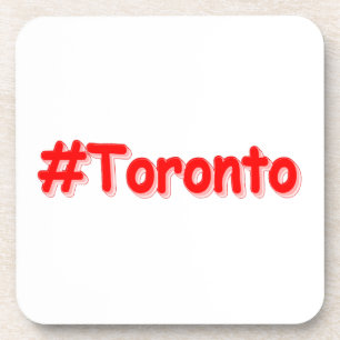 "#Toronto" Cute Design. Bestel nu Bier Onderzetter