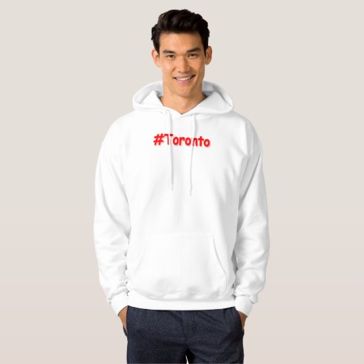 "#Toronto" Cute Design. Bestel nu Hoodie (Voorkant volledig)
