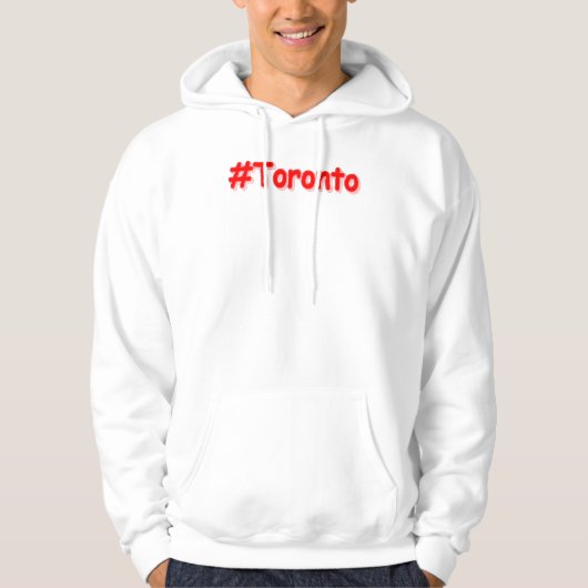 "#Toronto" Cute Design. Bestel nu Hoodie (Voorkant)