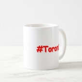 "#Toronto" Cute Design. Bestel nu Koffiemok (Voorkant rechts)