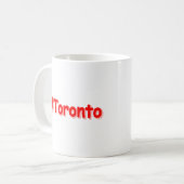 "#Toronto" Cute Design. Bestel nu Koffiemok (Voorkant links)