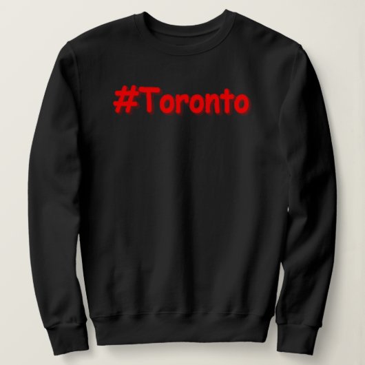 "#Toronto" Cute Design. Bestel nu Trui (Design voorkant)