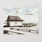 toronto, de stranden, badkamer briefkaart (Voorkant)