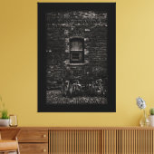 Toronto Destilleerderij District Ramen 5 met Rand Canvas Afdruk (Insitu (Woonkamer))