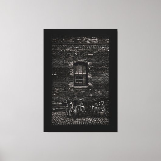 Toronto Destilleerderij District Ramen 5 met Rand Canvas Afdruk (Voorkant)