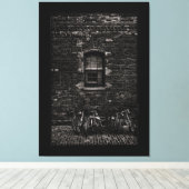 Toronto Destilleerderij District Ramen 5 met Rand Canvas Afdruk (Insitu (Houten vloer))