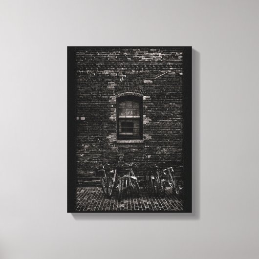 Toronto Destilleerderij District Ramen 5 met Rand Canvas Afdruk (Voorkant)