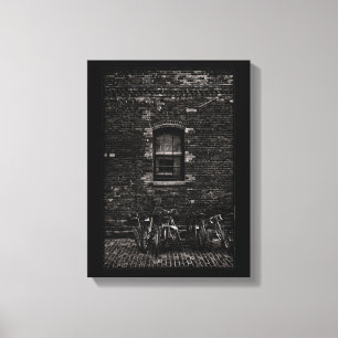 Toronto Distillery District Ramen 5 met rand Canvas Afdruk