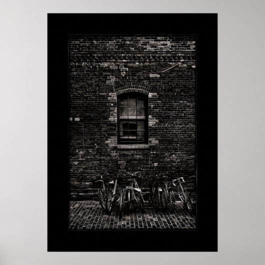 Toronto Distillery District Ramen 5 met rand is ni Poster (Voorkant)