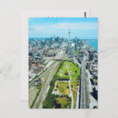 Toronto Downtown Bird's Eye Uitzicht Briefkaart (Voorkant / Achterkant)