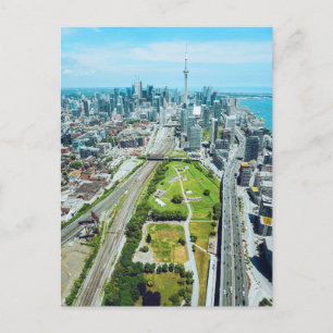 Toronto Downtown Bird's Eye Uitzicht Briefkaart