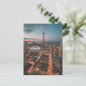 Toronto Downtown Cityscape, Toronto Downtown Art Briefkaart (Staand voorkant)