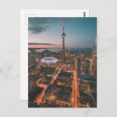 Toronto Downtown Cityscape, Toronto Downtown Art Briefkaart (Voorkant / Achterkant)