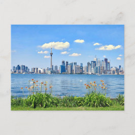 Toronto Downtown Water Uitzicht Ontario River Isla Briefkaart