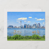Toronto Downtown Water Uitzicht Ontario River Isla Briefkaart (Voorkant / Achterkant)