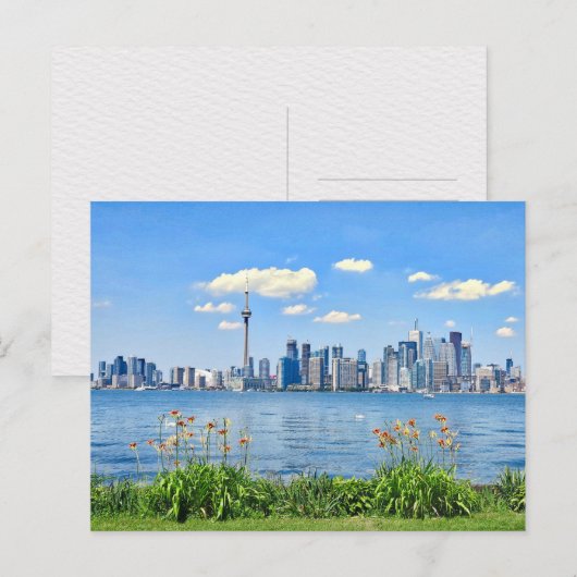 Toronto Downtown Water Uitzicht Ontario River Isla Briefkaart (Voorkant / Achterkant)