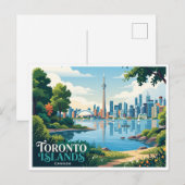 Toronto-eilanden Canada Briefkaart (Voorkant / Achterkant)