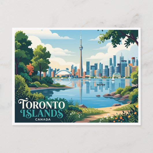 Toronto-eilanden Canada Briefkaart (Voorkant)