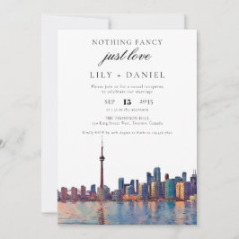 Toronto Elopement Wedding Reception Kaart