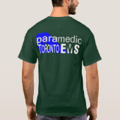 Toronto EMS Paramedische shirt (Achterkant)