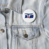 Toronto Flag Button (In situ)