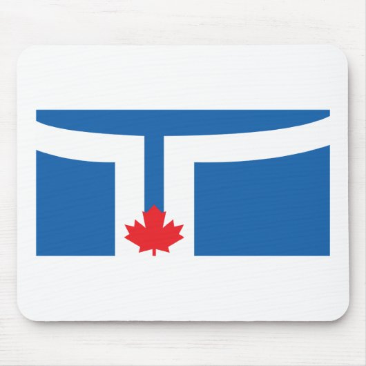 Toronto Flag Mousepad Muismat (Voorkant)