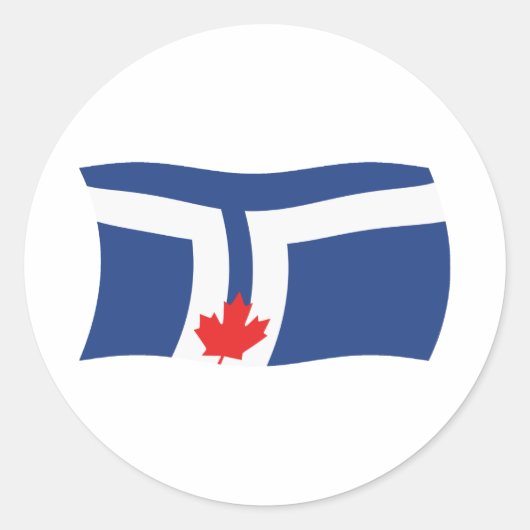 Toronto Flag Sticker (Voorkant)