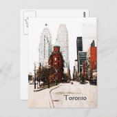 Toronto, Flat Iron-gebouw Briefkaart (Voorkant / Achterkant)