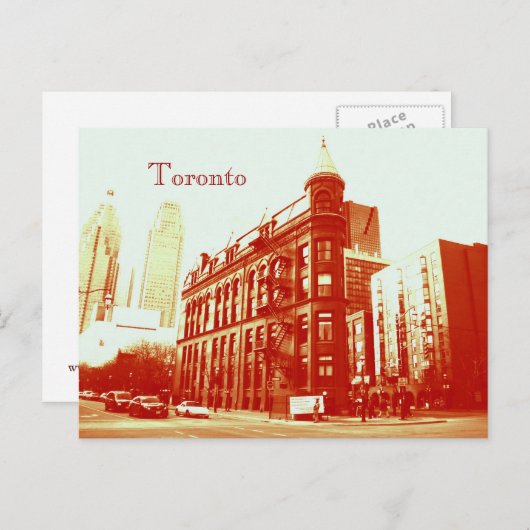 Toronto flatiron gebouw briefkaart (Voorkant / Achterkant)