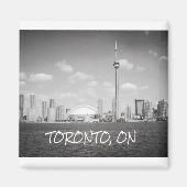Toronto Greyscale Cityscape Magneet (Voorkant)