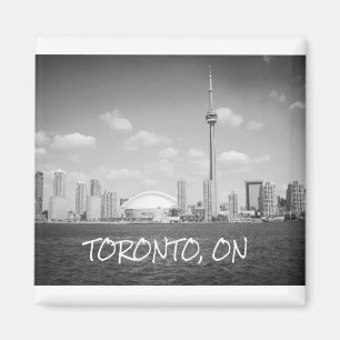 Toronto Greyscale Cityscape Magneet