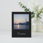 Toronto Harborfront sunset Briefkaart (Staand voorkant)