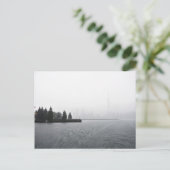 Toronto Harbour Skyline in de regen Briefkaart (Staand voorkant)
