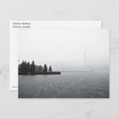 Toronto Harbour Skyline in de regen Briefkaart (Voorkant / Achterkant)