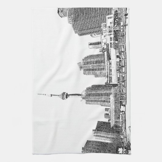 Toronto Harbourfront Center Tea Towel Design Theedoek (Verticaal)
