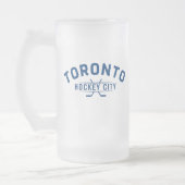 Toronto Hockey City 16oz Frosted Glass Mok (Links)
