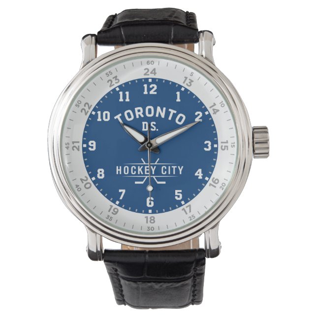 Toronto Hockey City 24-uurs horloge (Voorkant)