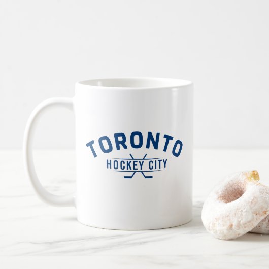 Toronto Hockey City Blauwe Logo Mok (Met donut)