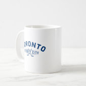 Toronto Hockey City Blauwe Logo Mok (Voorkant links)