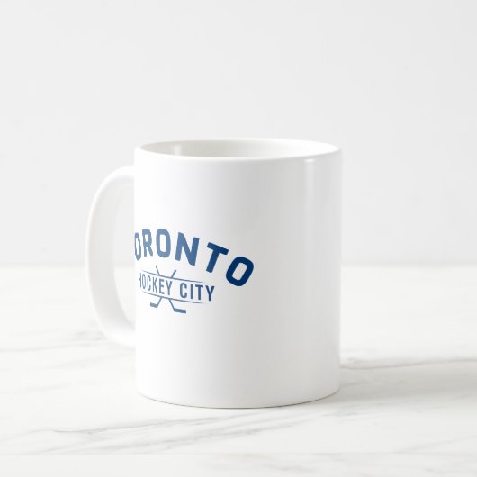 Toronto Hockey City Blauwe Logo Mok (Voorkant links)