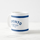 Toronto Hockey City Blue Stripes Mok (Voorkant links)