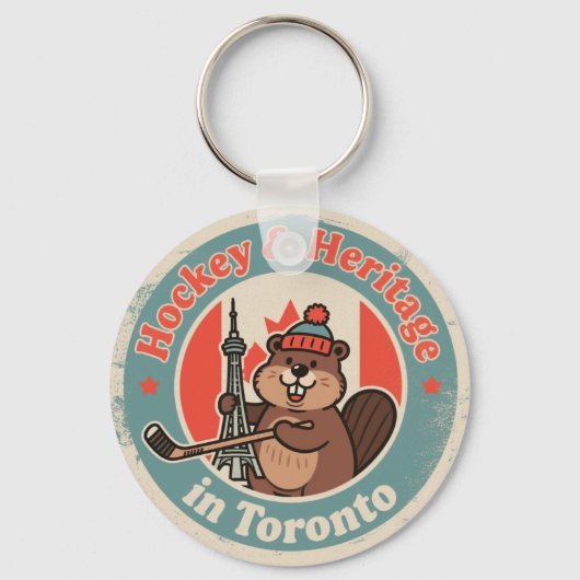 Toronto Hockey & Heritage Retro Sleutelhanger (Voorkant)